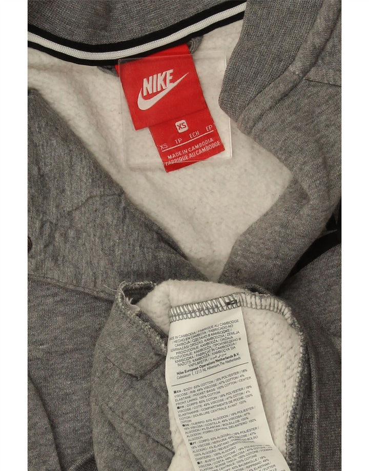Nike Veste de survêtement pour femme UK 6 XS Gris Coton