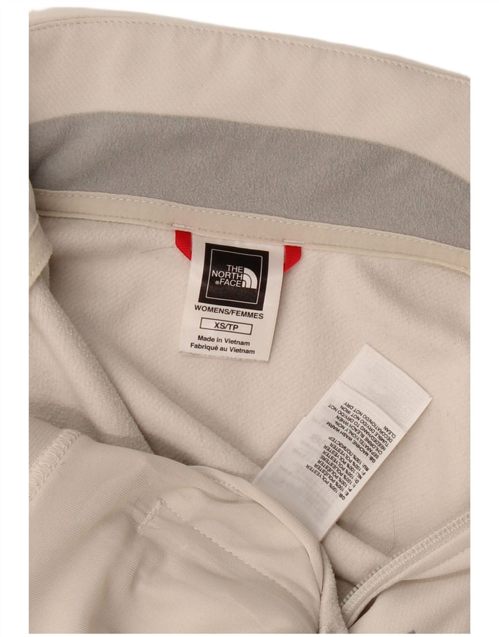 The North Face Veste de survêtement graphique pour femme UK 6 XS Blanc Polyester