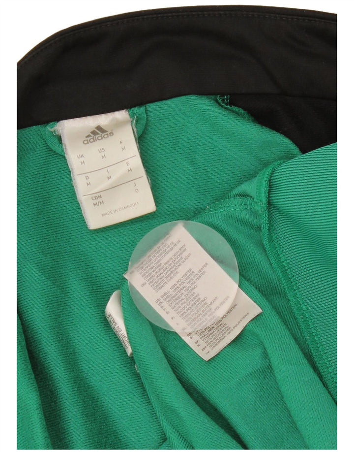 Adidas Veste de survêtement pour homme en polyester color block vert moyen