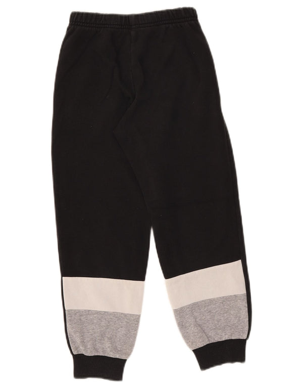 Adidas Pantalon de Survêtement Garçon Joggers 6-7 Ans Coton Colorblock Noir