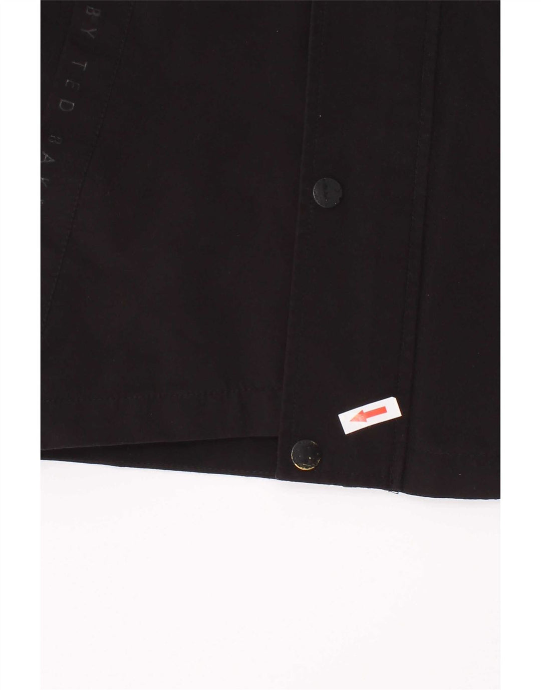 Ted Baker Veste de pluie à capuche graphique pour garçon 4-5 ans Noir Polyester