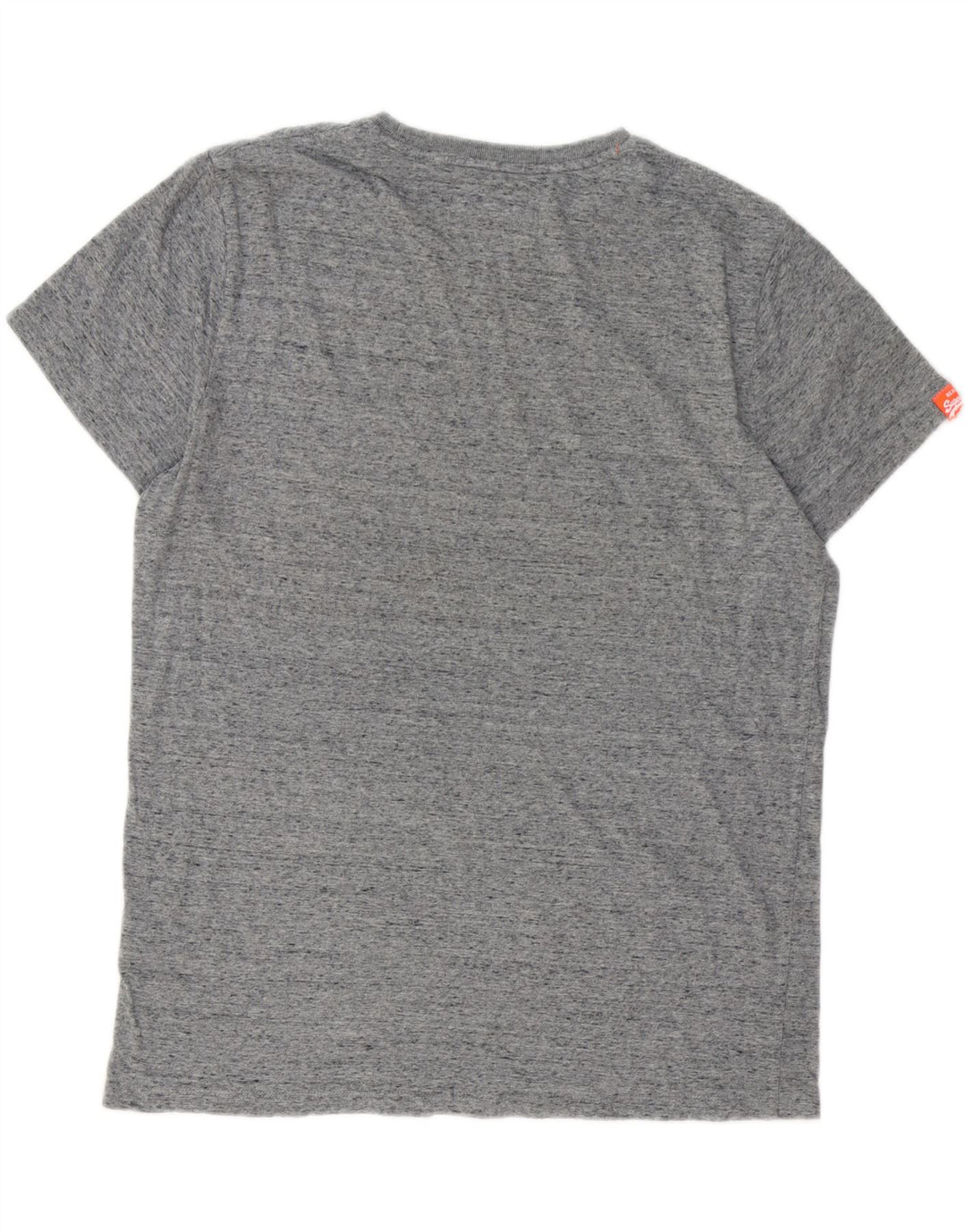 SUPERDRY T-Shirt Homme Top 2XL Gris Moucheté Coton