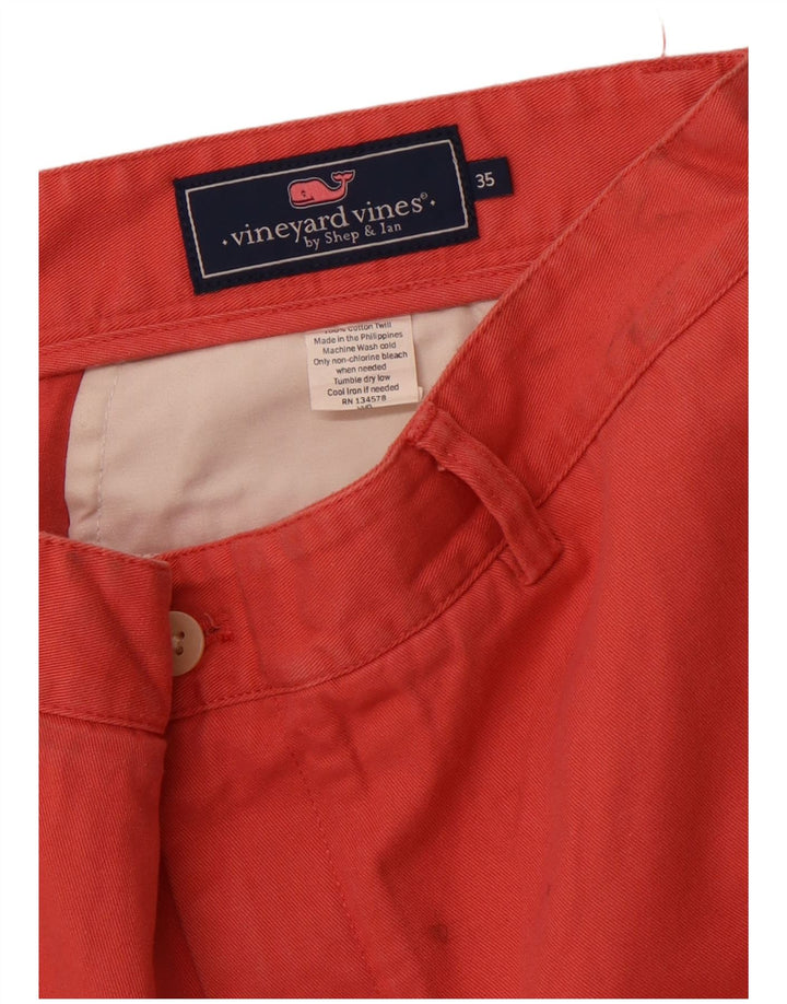 VINEYARD VINES Short Chino Femme W35 Grand Rose Coton
