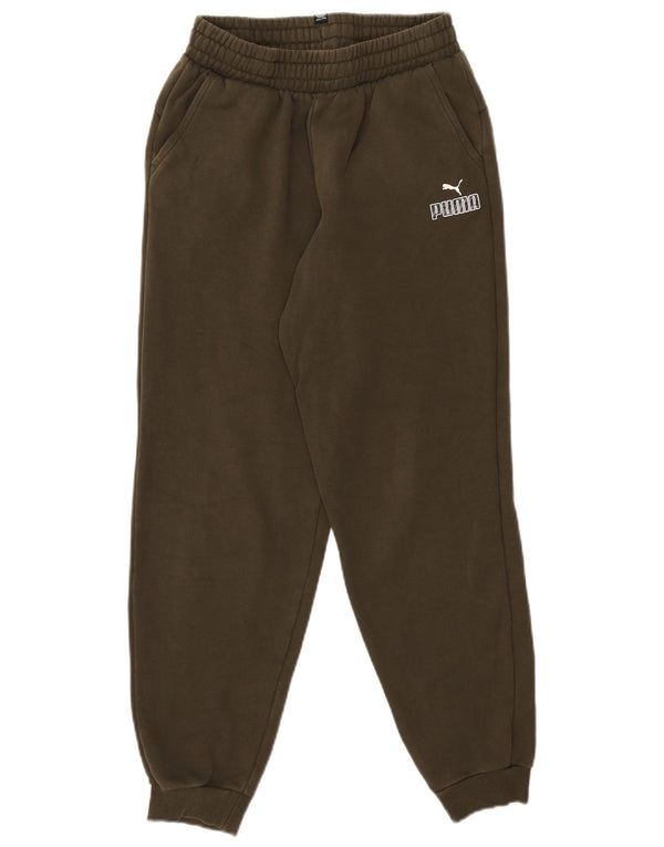 Puma Pantalon de Survêtement Garçon 15-16 ans Kaki Coton