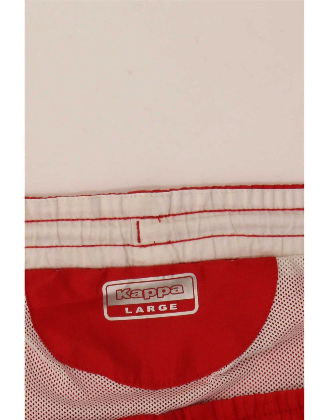 Kappa Short de Bain Graphique Homme Rouge Large