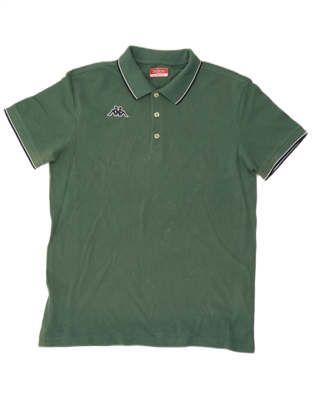 Kappa Polo Homme Grand Vert Coton
