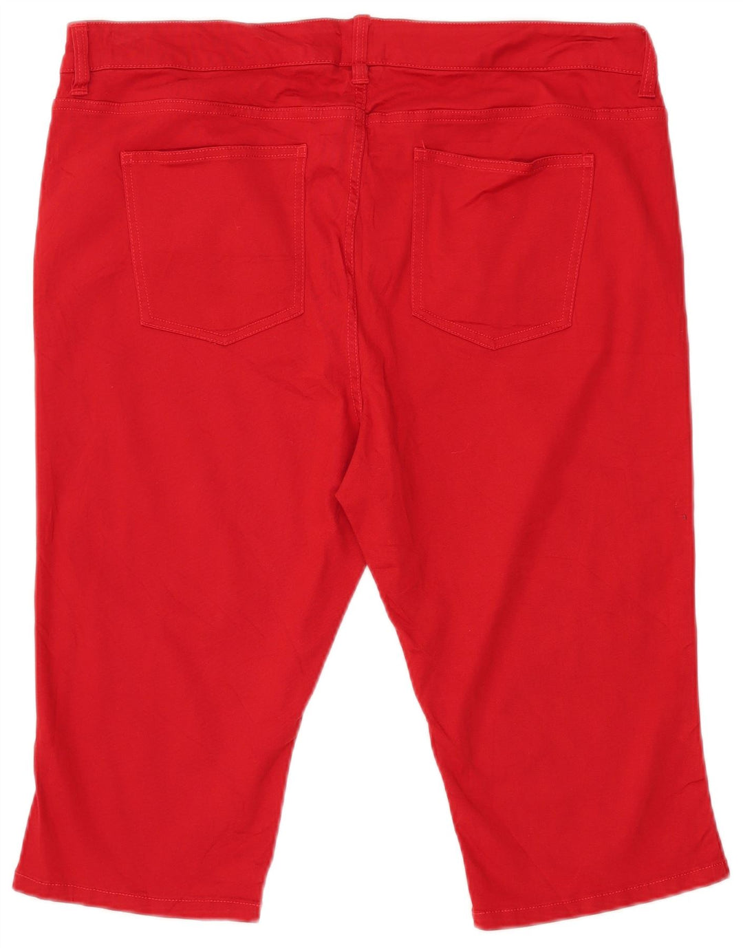 CHAPS Bermuda Femme US 18 2XL W38 Coton Rouge