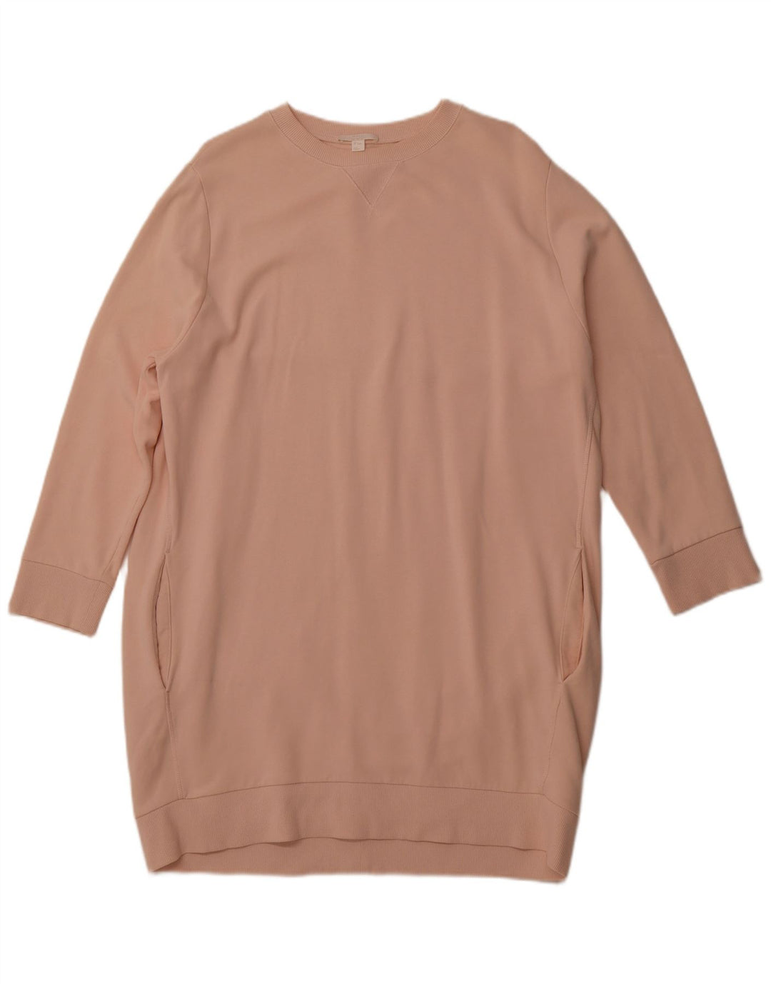 COS Robe pull surdimensionnée pour femme UK 44 en coton rose moyen