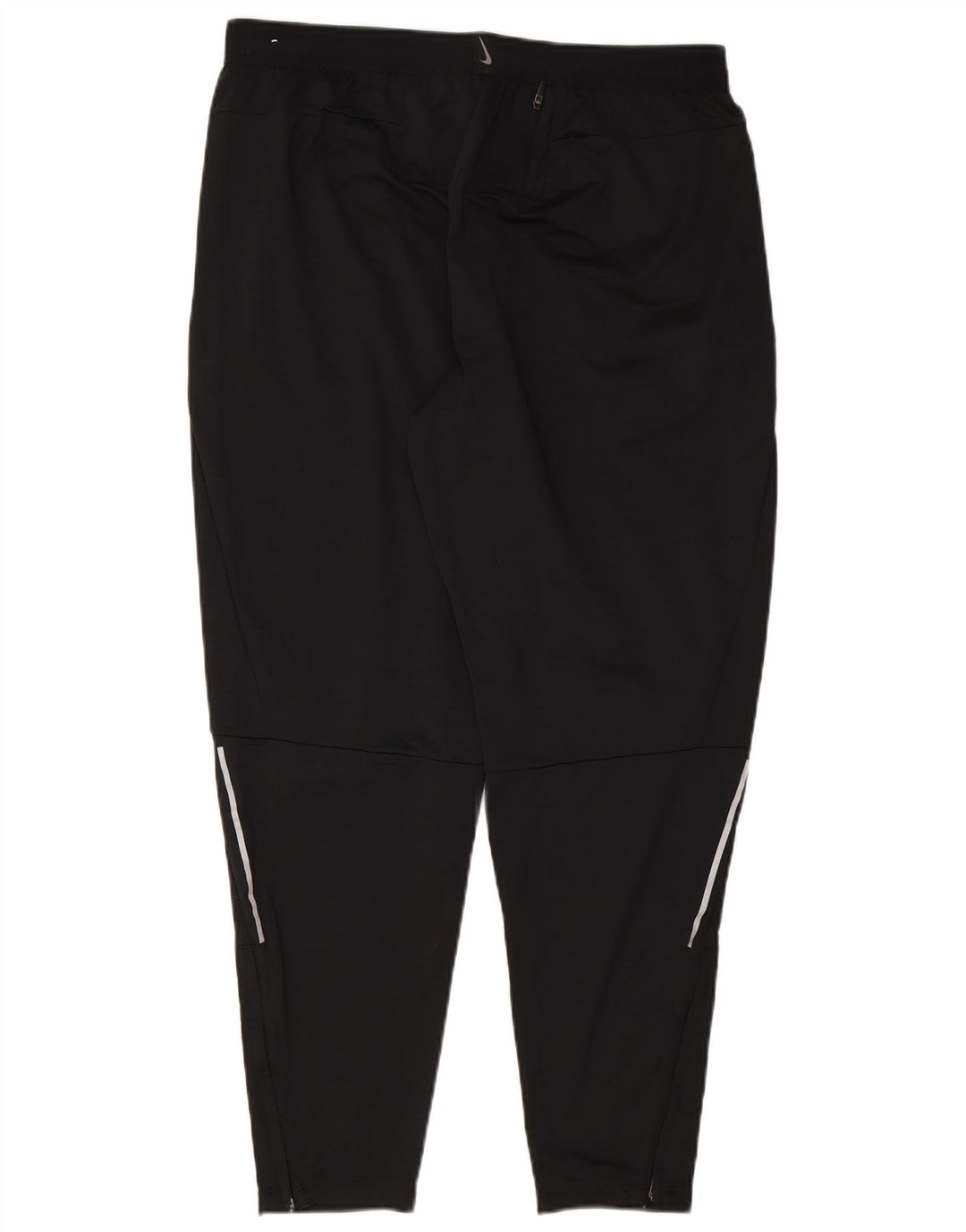 NIKE Womens Dri Fit Tracksuit Trousers UK 14 Large Black Polyester