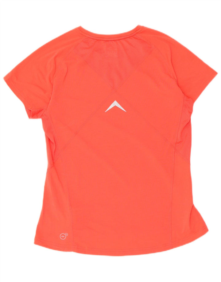 Puma T-Shirt Femme Top UK 14 Large Rouge Polyester