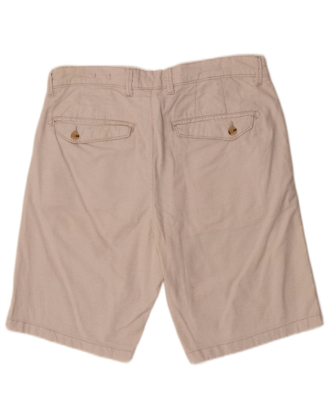 Zara Short chino Sunset pour homme EU 40 Medium W31 Blanc cassé à carreaux