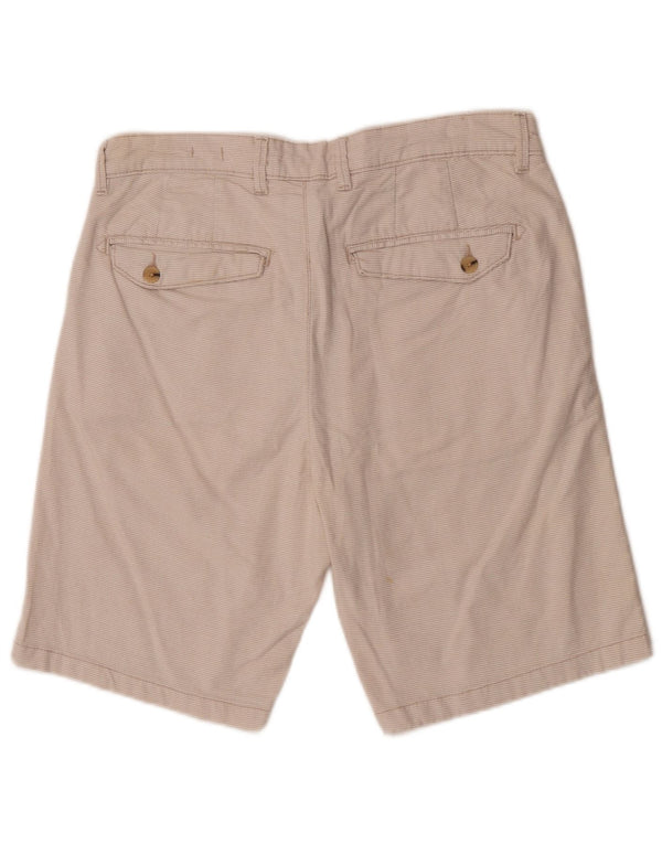 Zara Short chino Sunset pour homme EU 40 Medium W31 Blanc cassé à carreaux