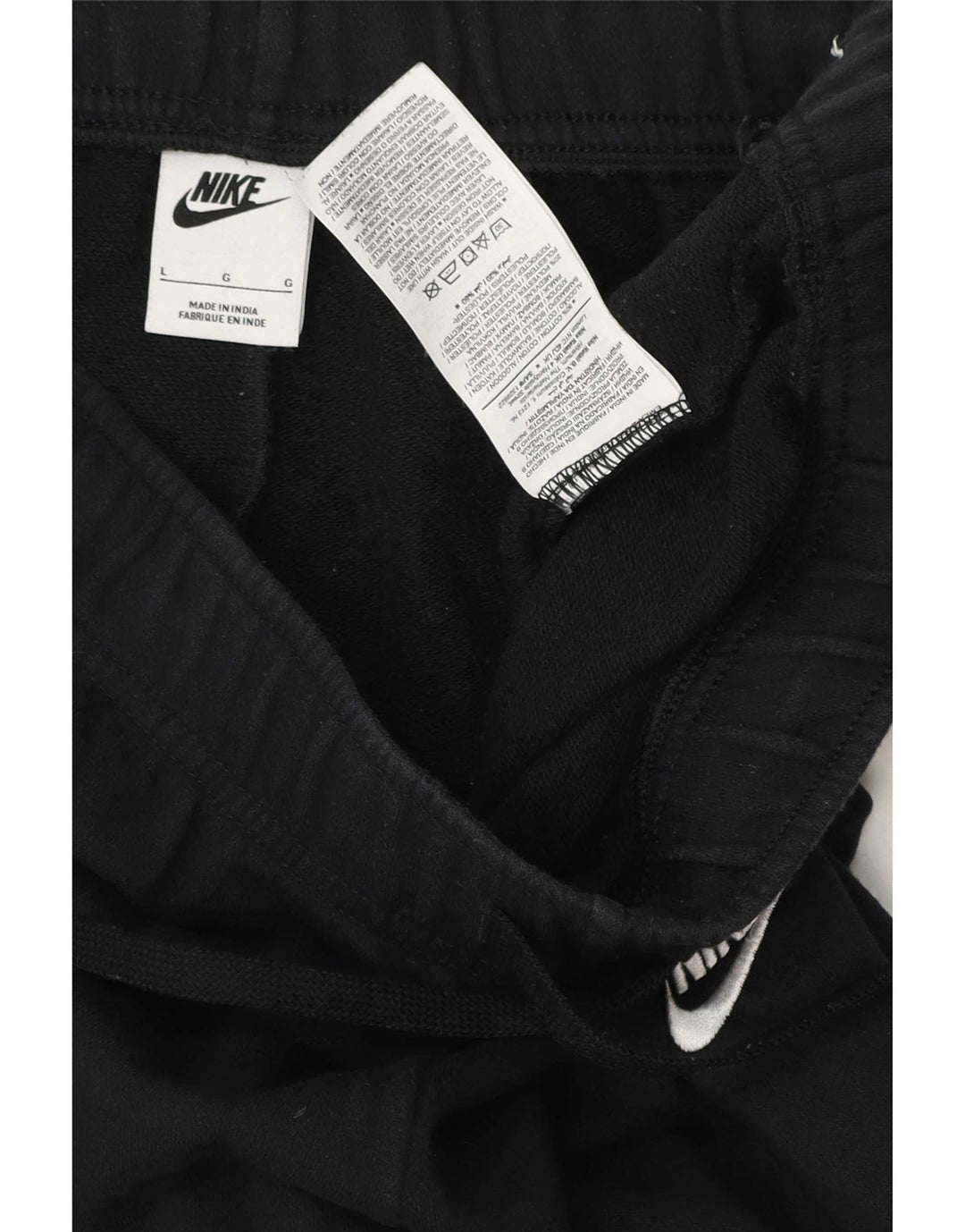 Nike Pantalon de survêtement pour homme en coton noir Taille L
