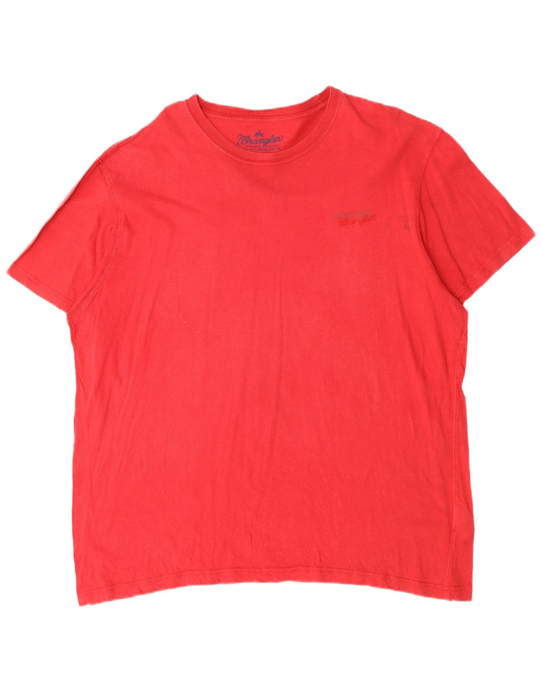 WRANGLER T-Shirt Homme Top 2XL Rouge Coton