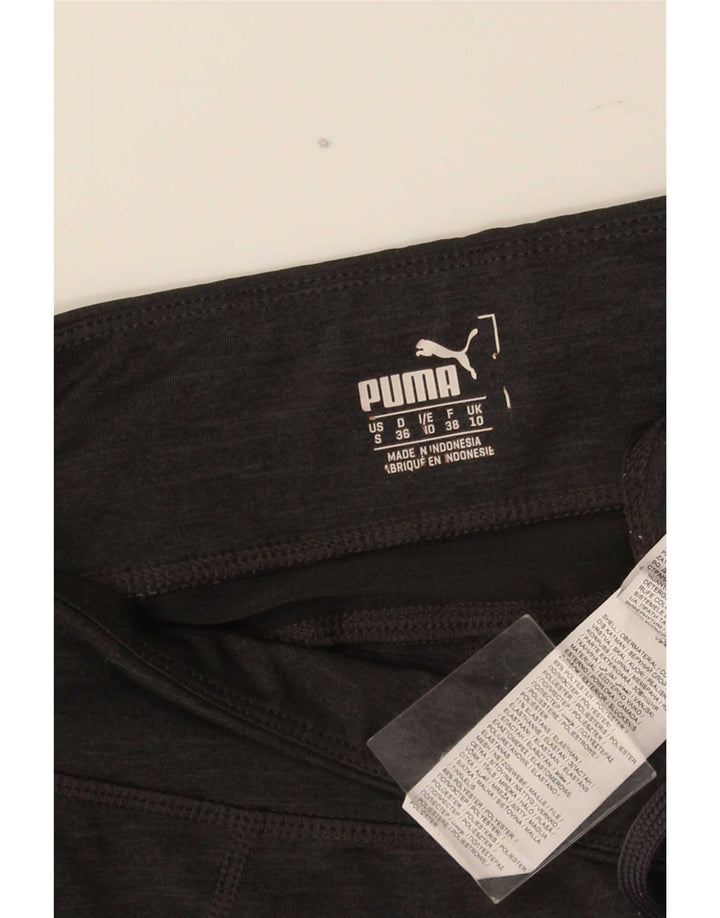 Puma Legging Capri Femme UK 10 Petit Gris Polyester
