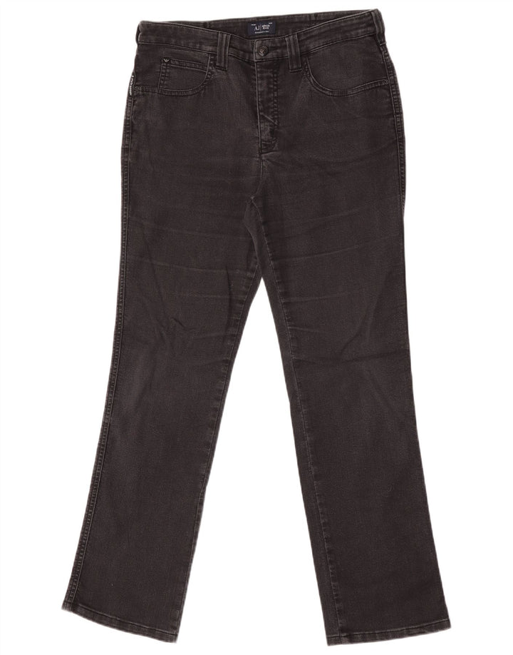 Armani Femme Jean Droit W30 L30 Coton Noir