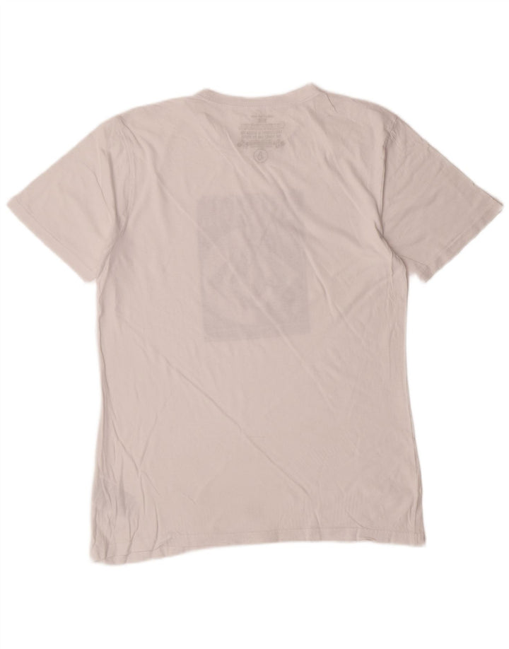 Volcom T-shirt graphique coupe moderne pour homme en coton blanc moyen