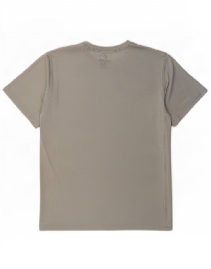 Nike Homme Dri Fit Graphic T-Shirt Haut Gris Moyen Polyester