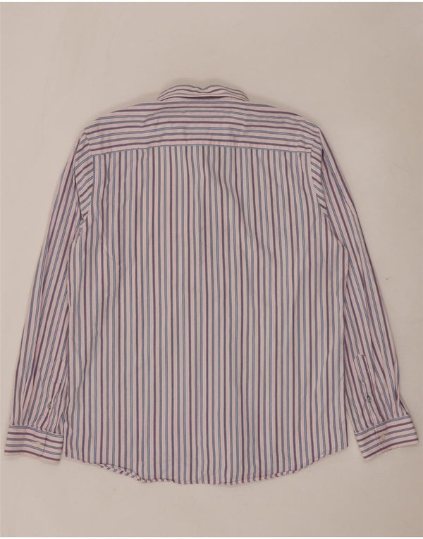 Crew Clothing Chemise Homme XL Coton Rayé Rose