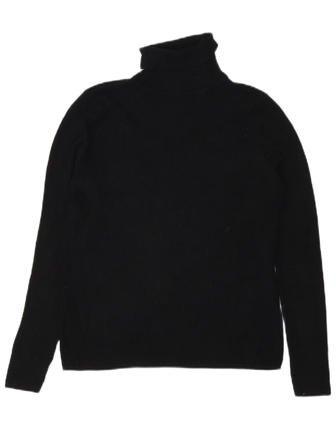Marks & Spencer Pull col roulé pour femme UK 14 Medium Noir Viscose