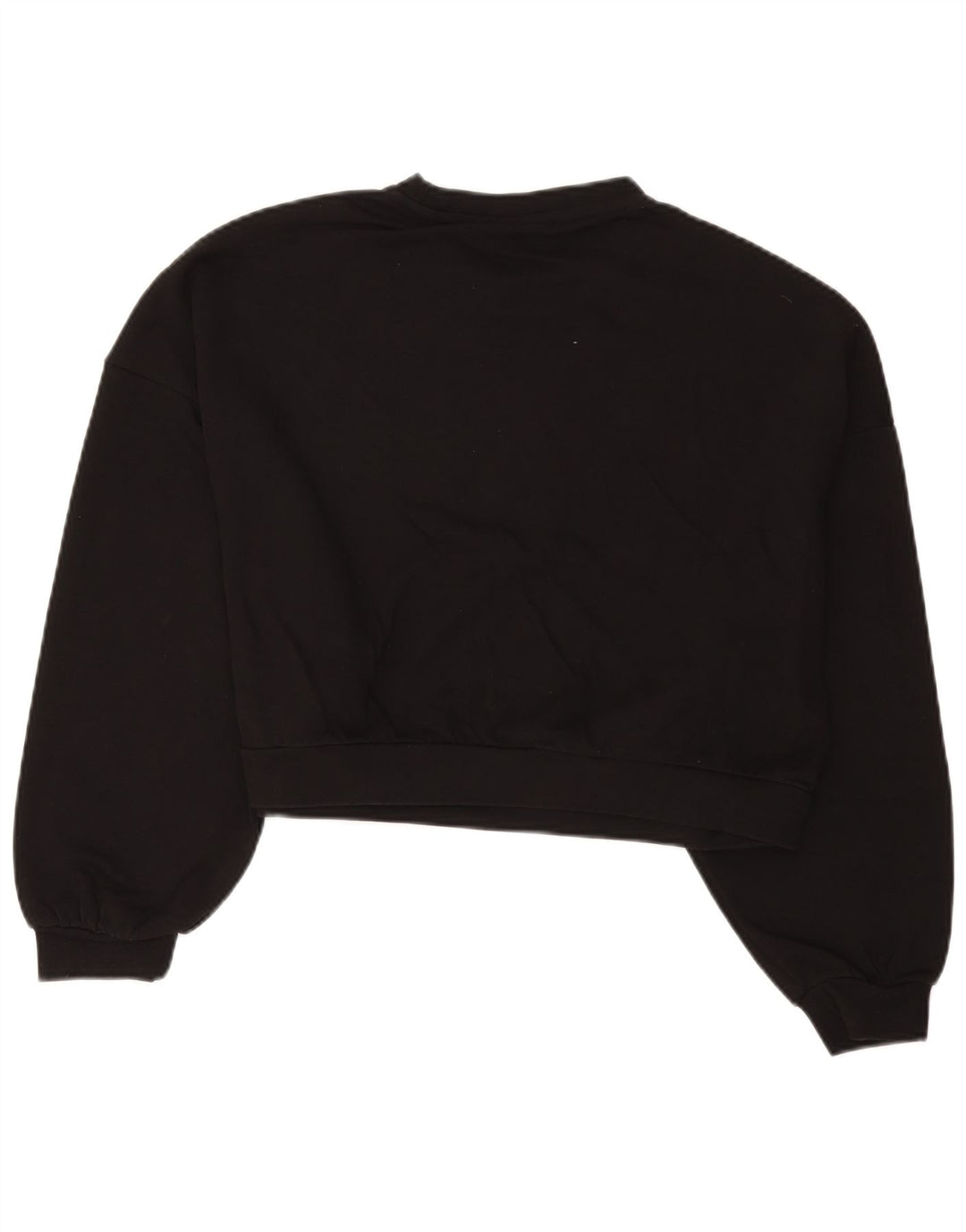Ellesse Sweat-shirt oversize Crop Graphic pour femme UK 14 Noir moyen