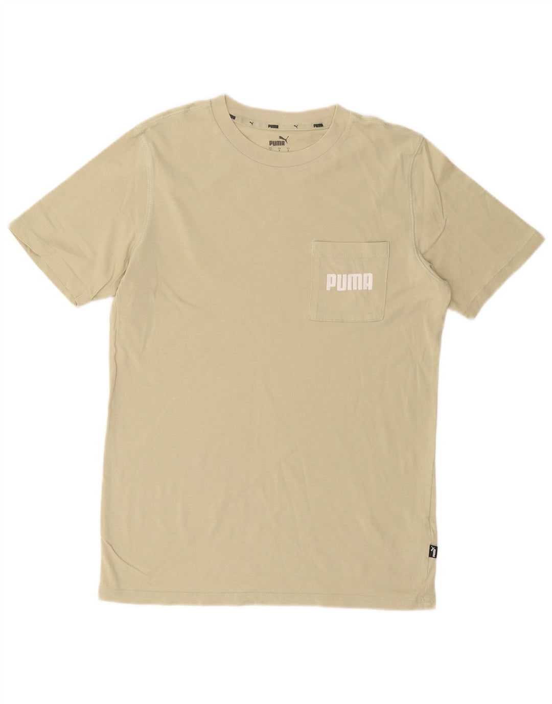 PUMA T-Shirt Graphique Homme Petit Kaki Coton