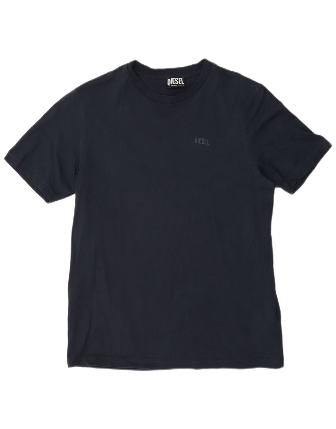 Diesel T-Shirt Homme Bleu Marine Moyen Coton