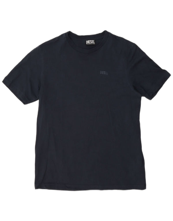 Diesel T-Shirt Homme Bleu Marine Moyen Coton