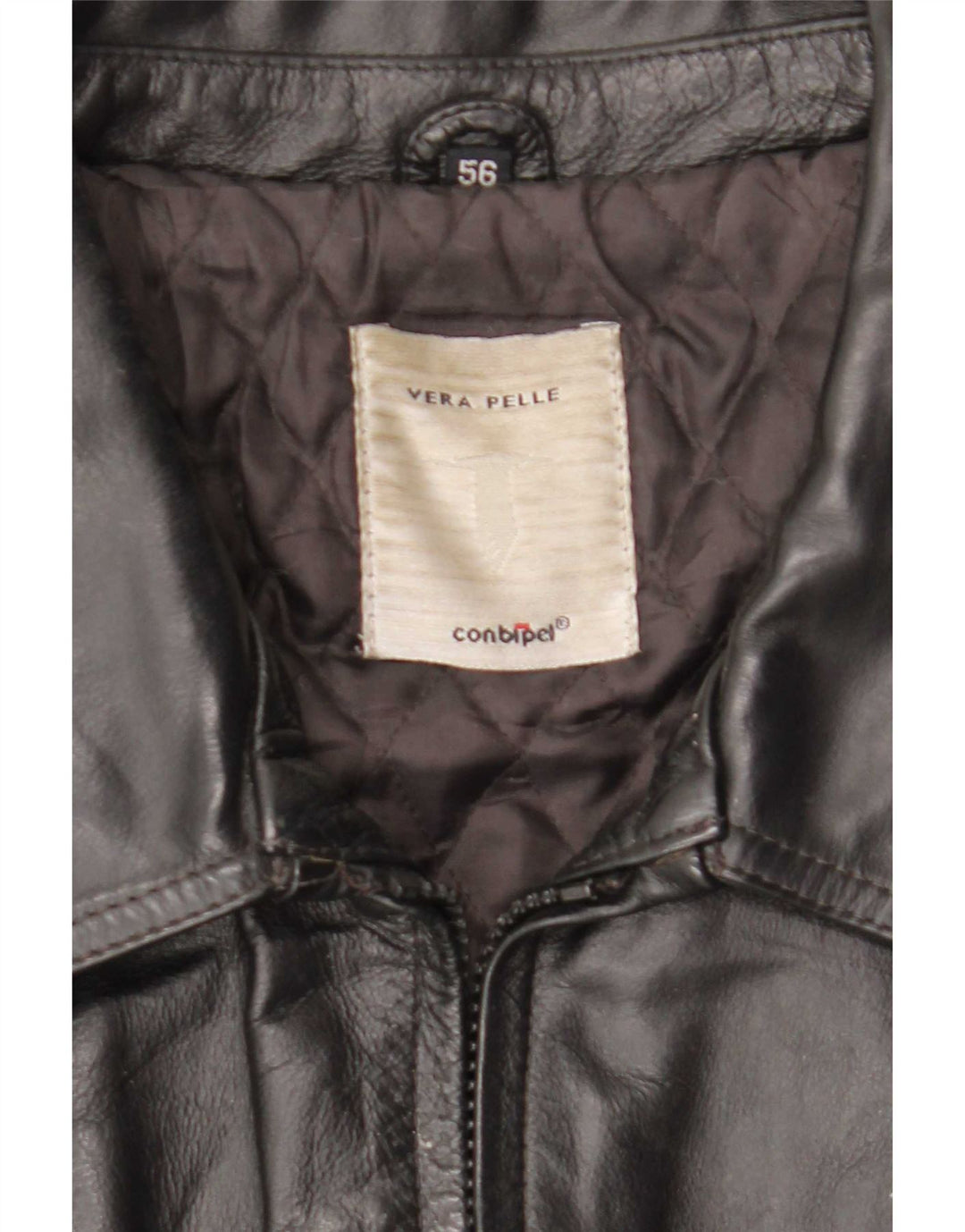 Conbipel Veste en Cuir Homme IT 56 2XL Noir