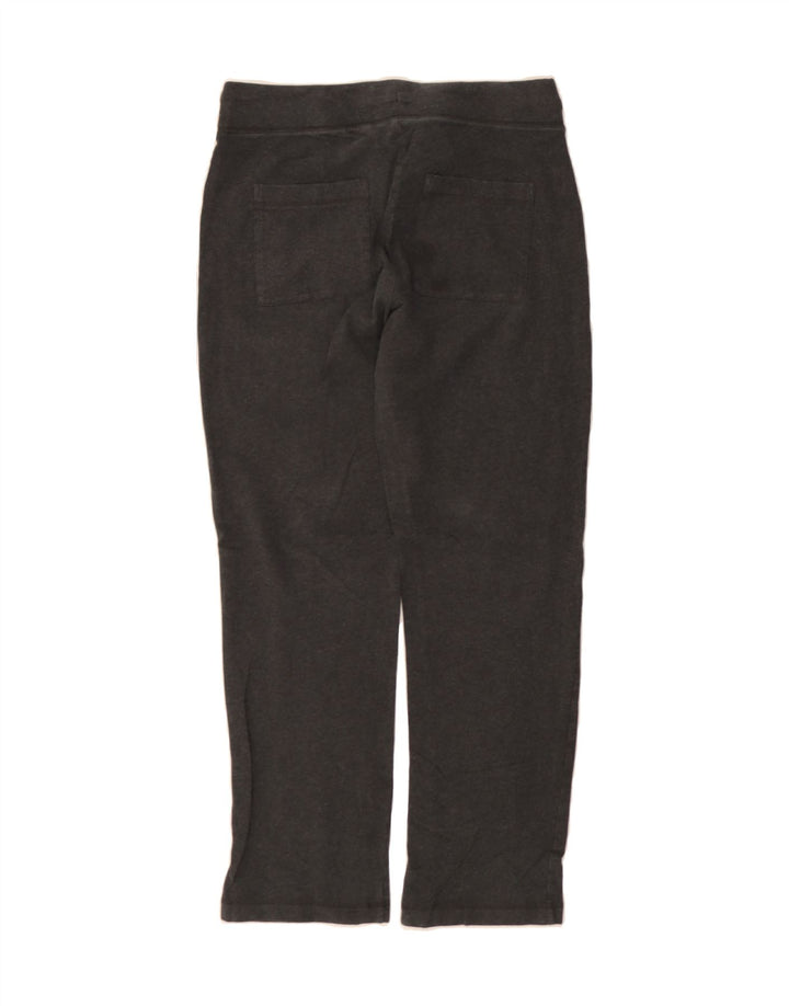 L.L.BEAN Womens Tracksuit Trousers UK 10 Small  Grey Cotton Vintage L.L.Bean and Second-Hand L.L.Bean from Messina Hembry 