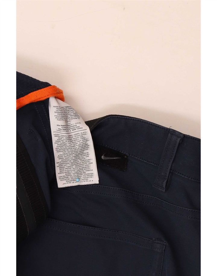 Pantalon décontracté droit Nike homme W36 L27 bleu marine polyester