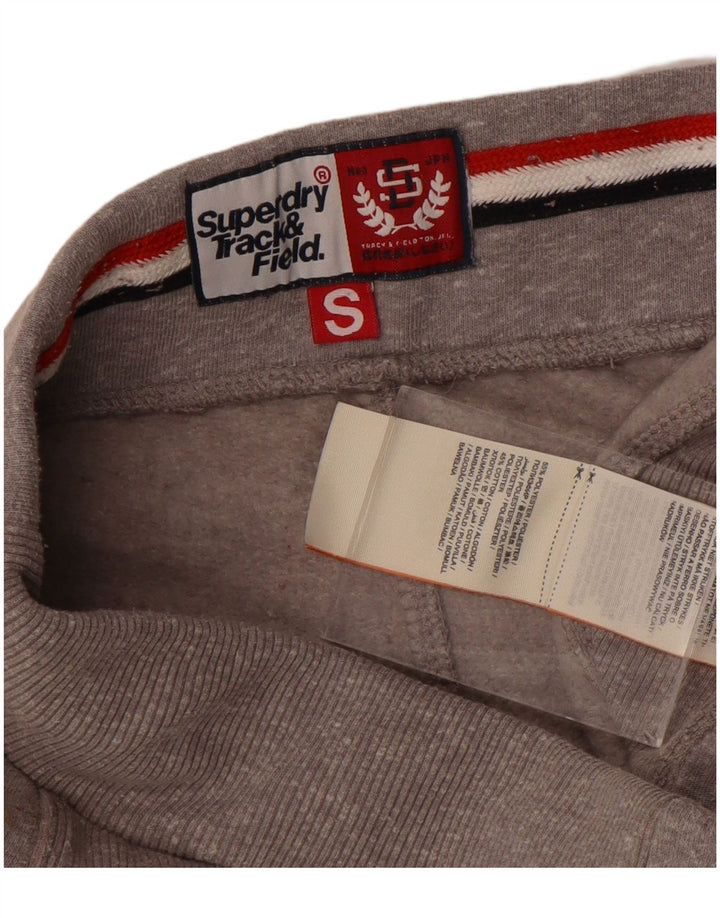 SUPERDRY Pantalon de Survêtement Graphique Homme Joggers Petit Gris Polyester
