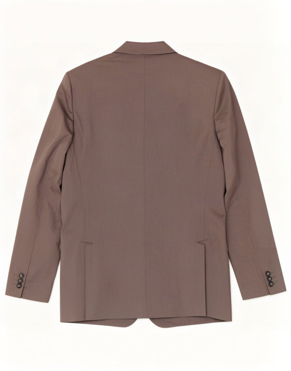 Zara Veste Blazer 2 Boutons Homme EU 52 Grande Rayure Grise