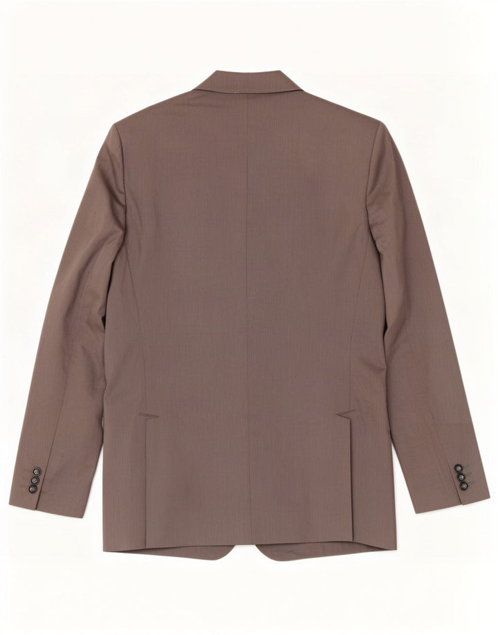 Zara Veste Blazer 2 Boutons Homme EU 52 Grande Rayure Grise