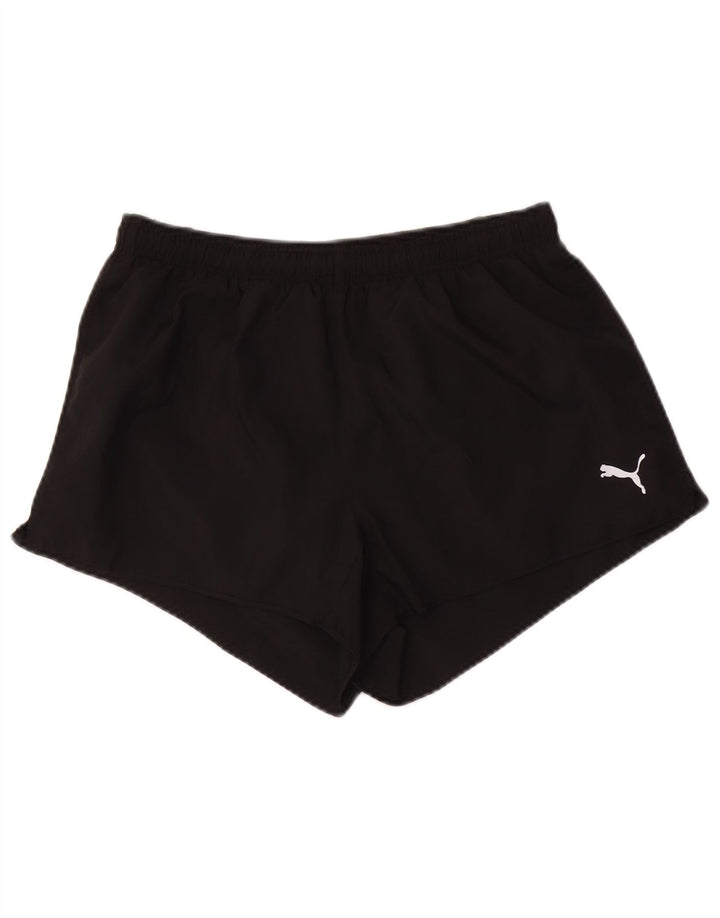 PUMA Short de Sport Homme Noir Moyen Polyester