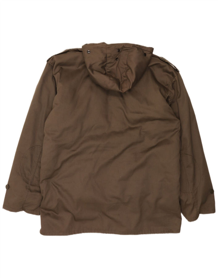 Veste Parka à capuche homme vintage IT 62 6XL Marron