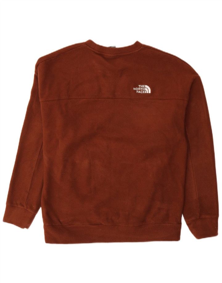 THE NORTH FACE Pull polaire surdimensionné pour femme UK 10 Petit Marron Polyester