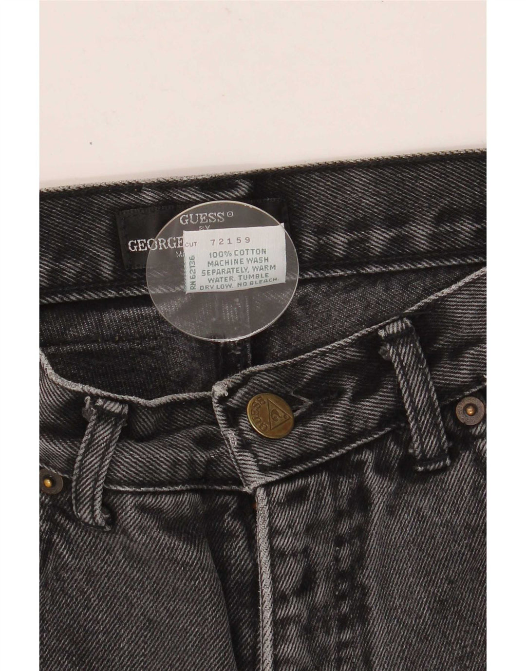 Guess Jean Fuselé Femme W29 L24 Coton Noir