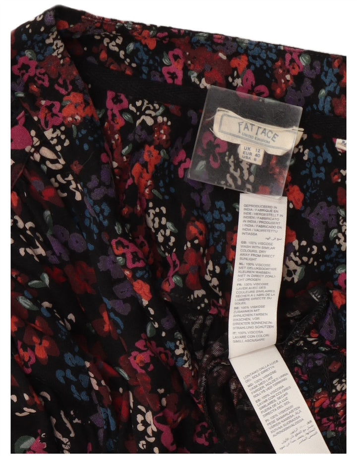 Fat Face Chemisier à manches longues pour femme UK 42 Medium Multicolore Floral