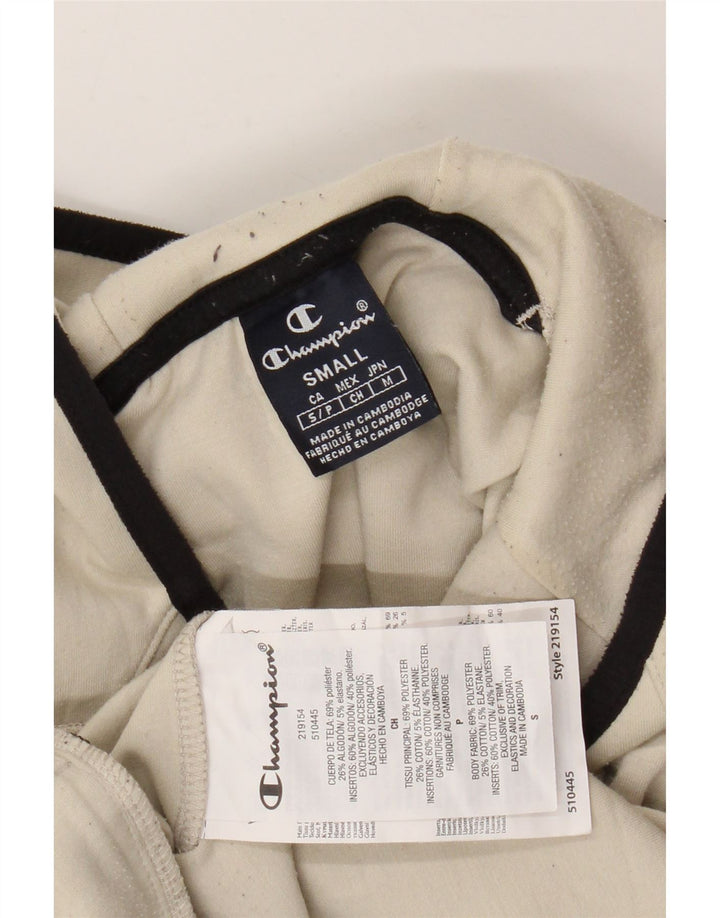 CHAMPION Pull à capuche homme petit coton blanc cassé