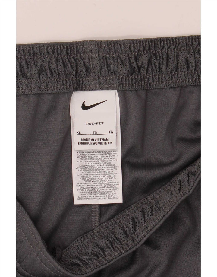 Nike Short de sport Dri Fit XL pour homme Gris Colorblock Polyester