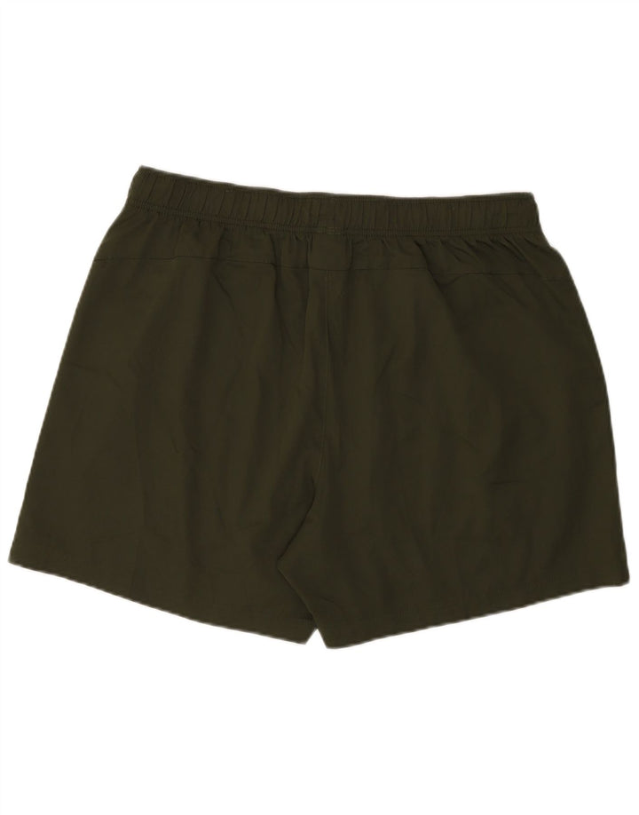 PUMA Short de Sport Homme XL Kaki Polyester