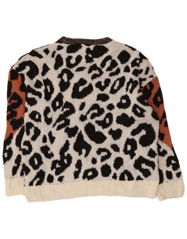 Marks & Spencer Pull col bateau pour femme UK 14 Medium Multicolore