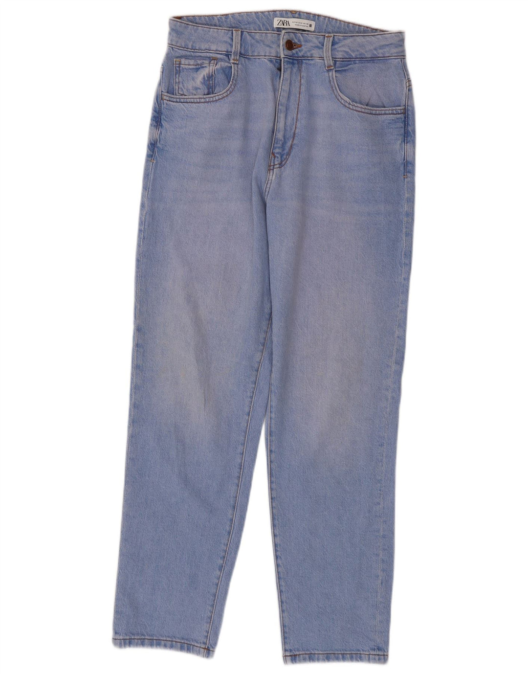 Zara Jean fuselé pour femme EU 40 Medium W30 L28 Bleu