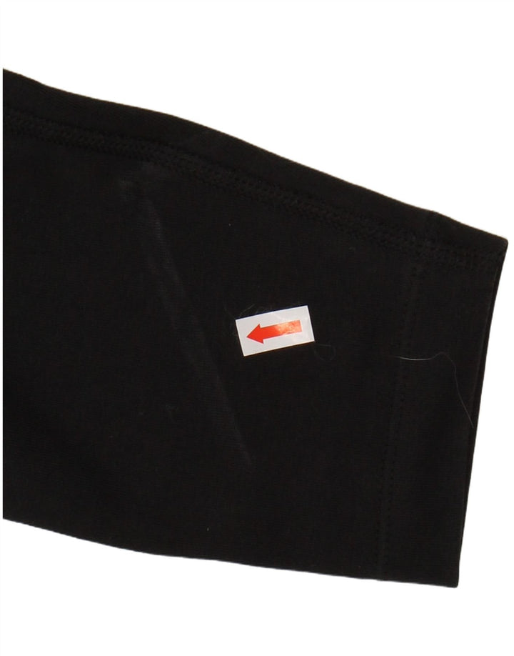 NIKE Leggings graphiques pour femmes UK 8 petit coton noir