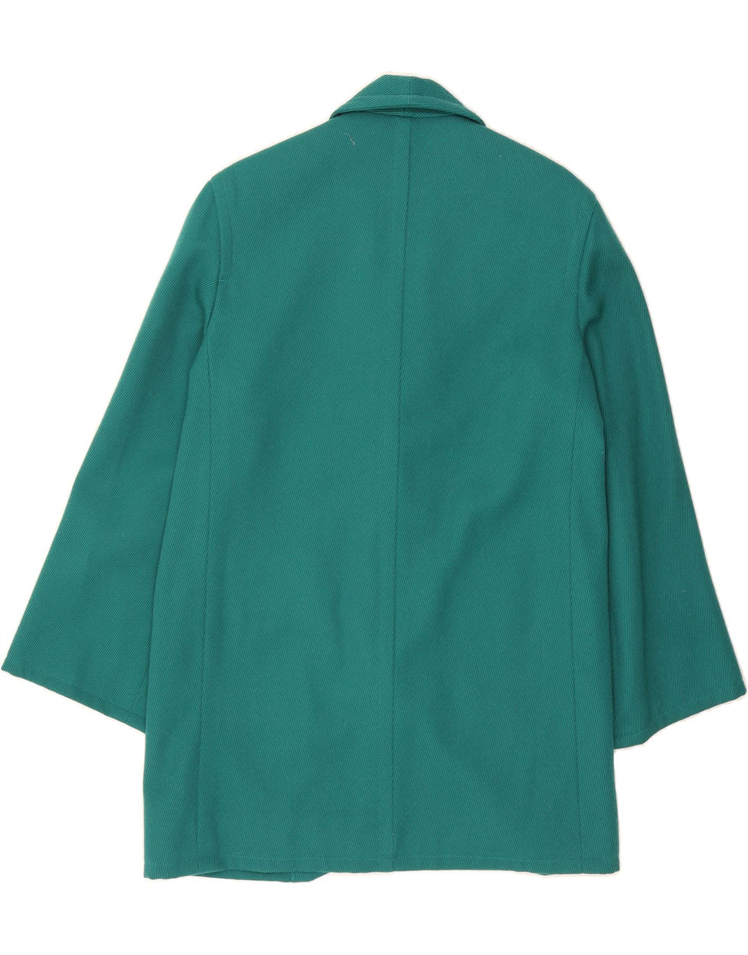 JAEGER Womens Overcoat UK 14 Medium Turquoise Wool Vintage Jaeger and Second-Hand Jaeger from Messina Hembry 