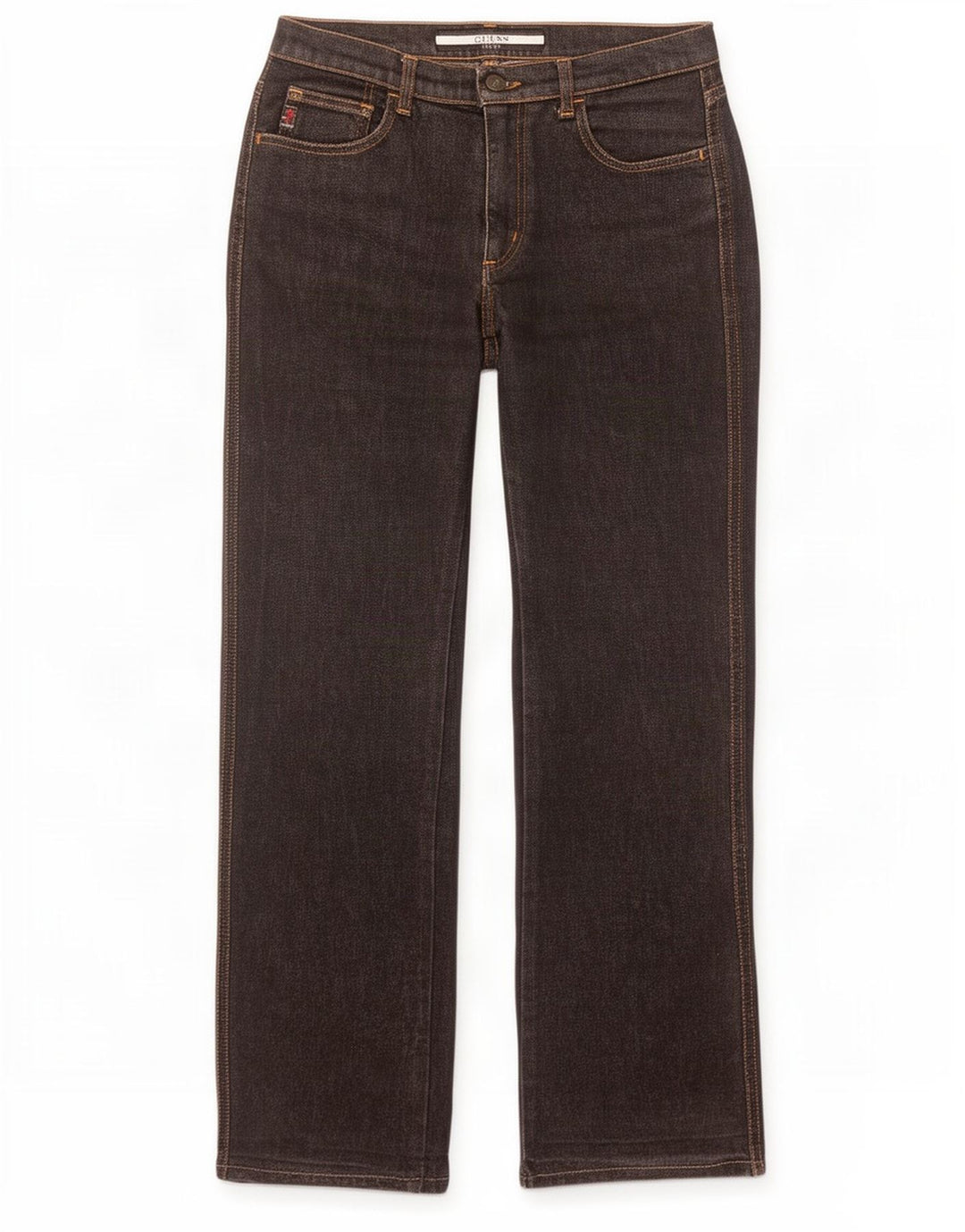 Guess Jean Bootcut Femme W27 L31 Noir Coton