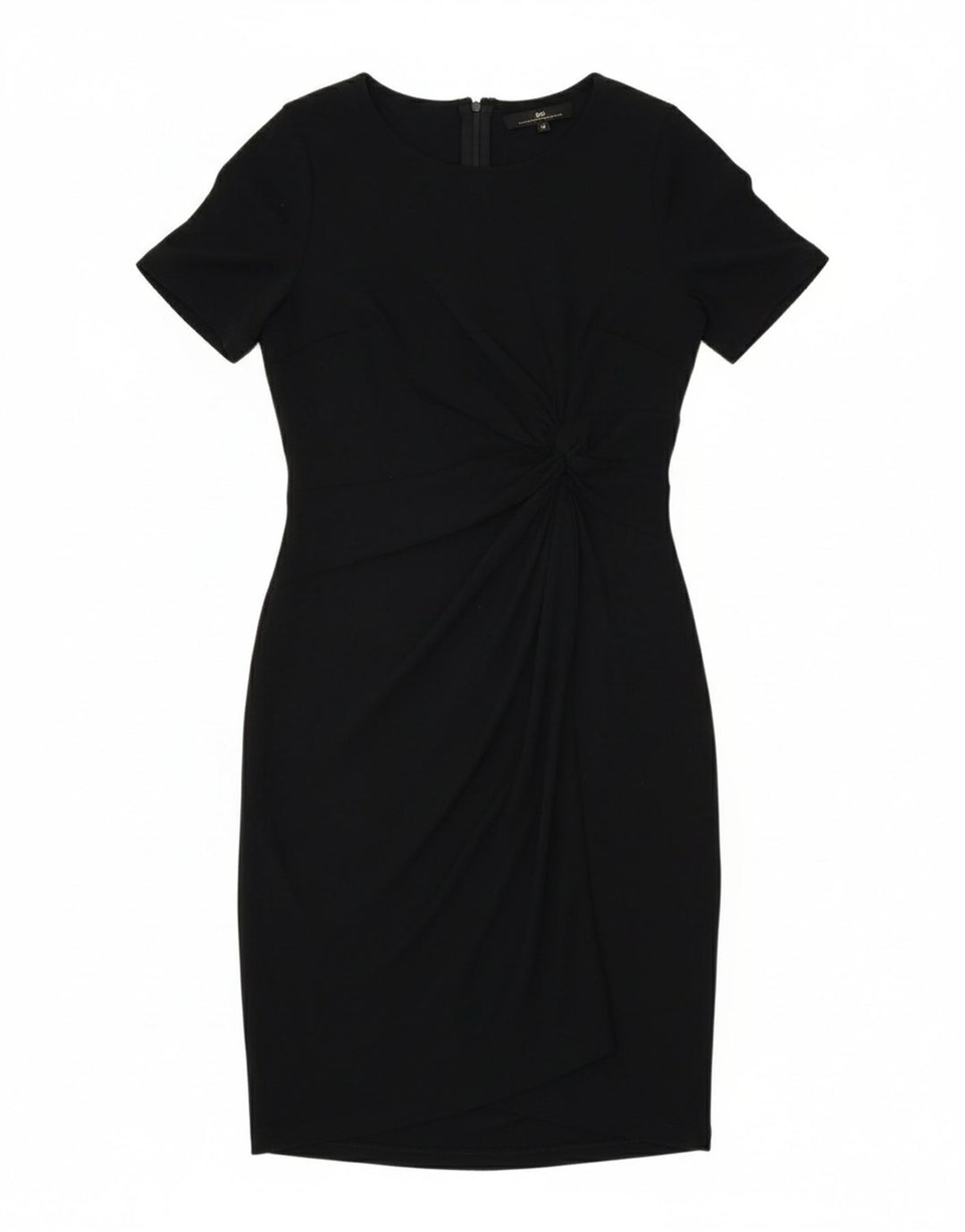 ELISABETTA FRANCHI Womens Sheath Dress IT 44 Medium Black Viscose