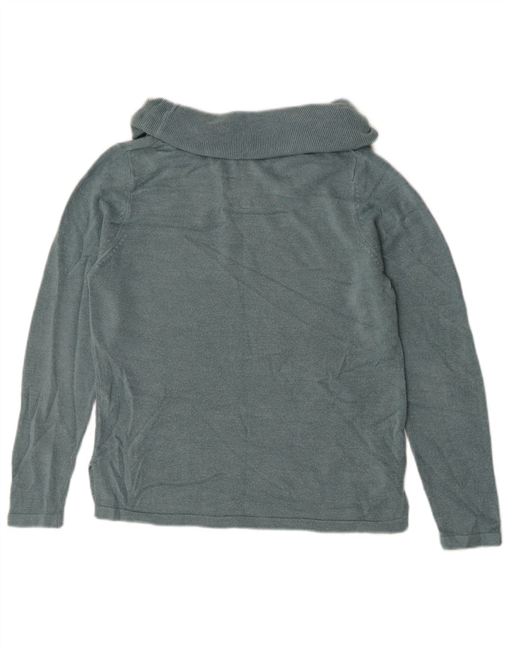 Marks & Spencer Pull col roulé pour femme UK 14 Vert moyen