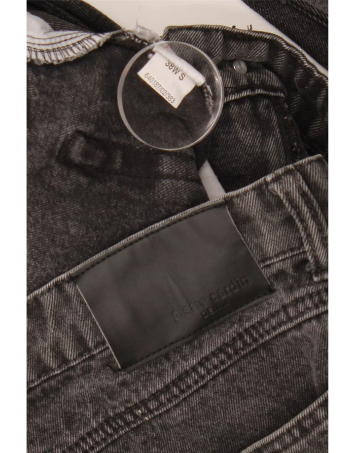 PIERRE CARDIN Jean Droit Homme W38 L29 Noir Coton